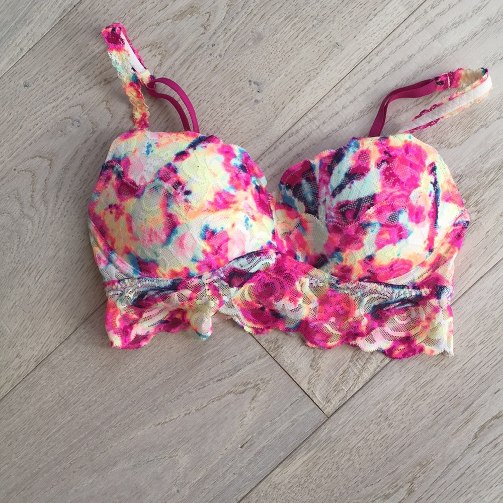 Rose Lace Push-up Bralette